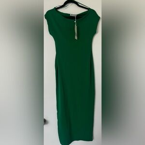 Zara Kelly Green Knit Dress